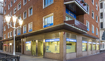 clínica podológic IMQ Doña Casilda en el centro de Bilbao.